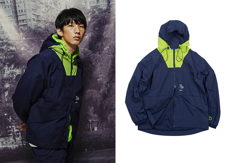 LOGO印花冲锋外套