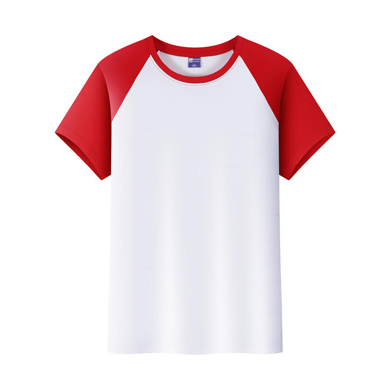 200克领冰圆丝棉插肩短袖T恤