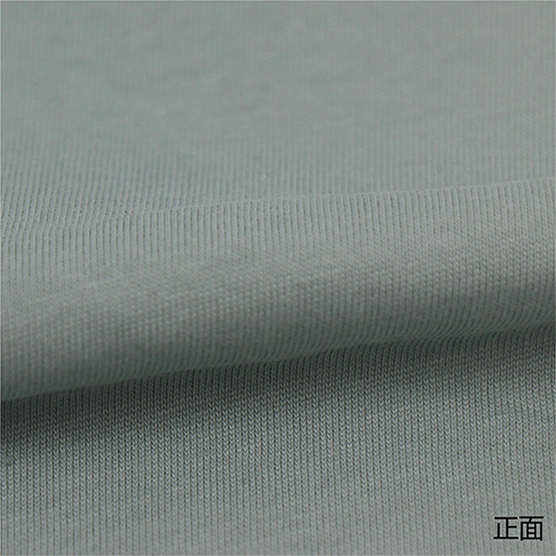 210g全棉针织双纱平纹T恤面料