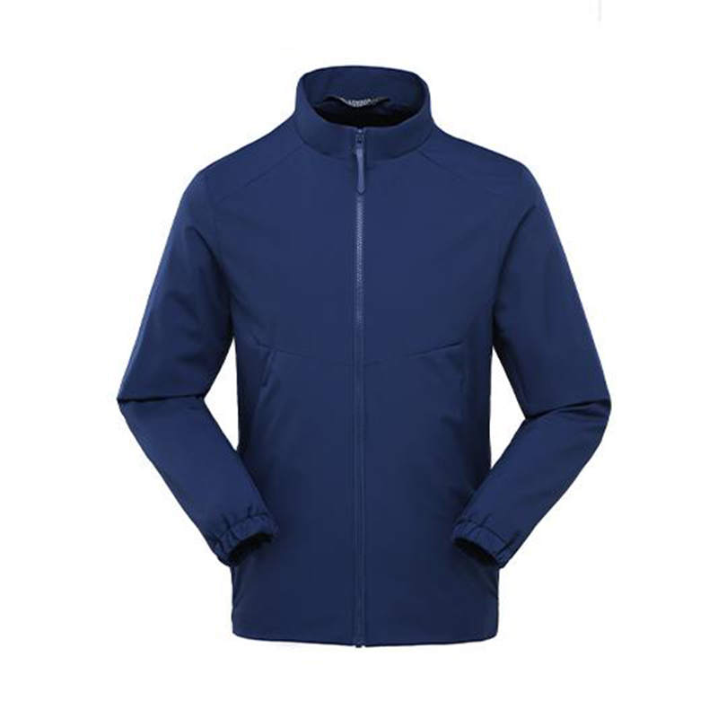 500克YKK拉链单层商务夹克冲锋衣