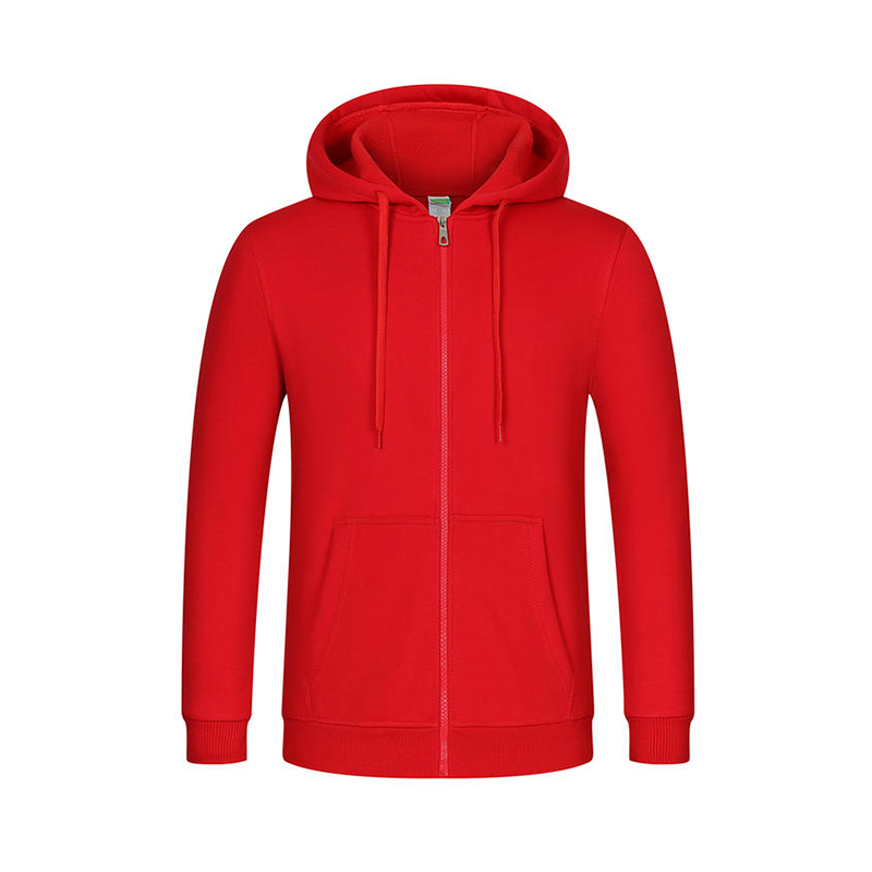 700克厚款摇粒绒拉链带帽卫衣