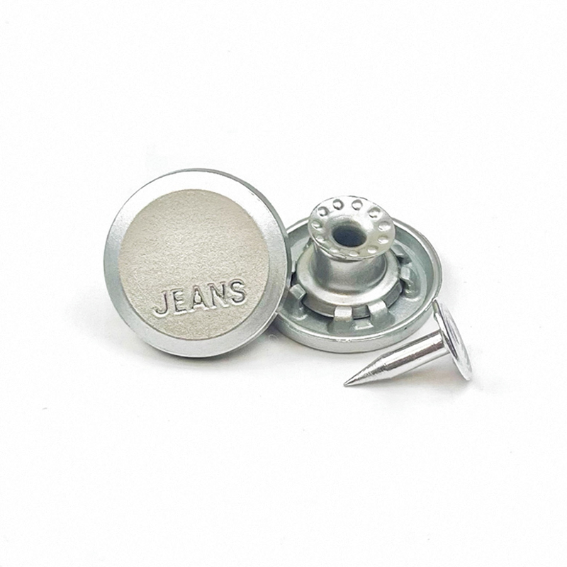 牛仔裤扣子摇头工字扣