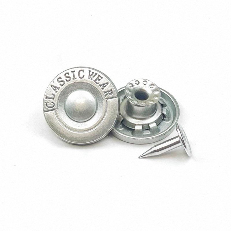 牛仔裤扣子摇头工字扣