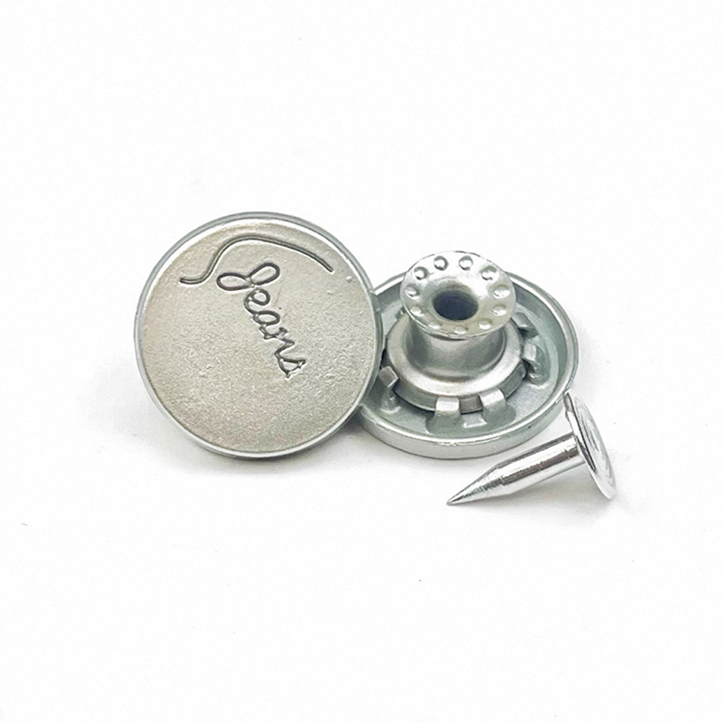 牛仔裤扣子摇头工字扣