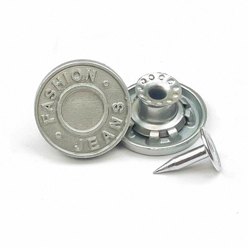 牛仔裤扣子摇头工字扣