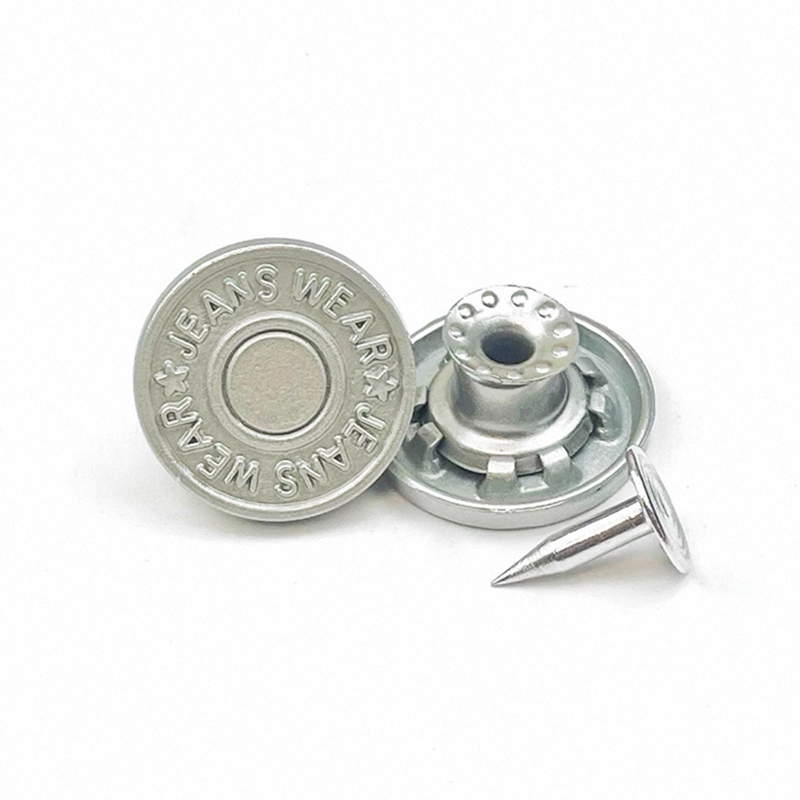 牛仔裤扣子摇头工字扣