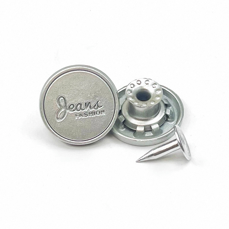 牛仔裤扣子摇头工字扣