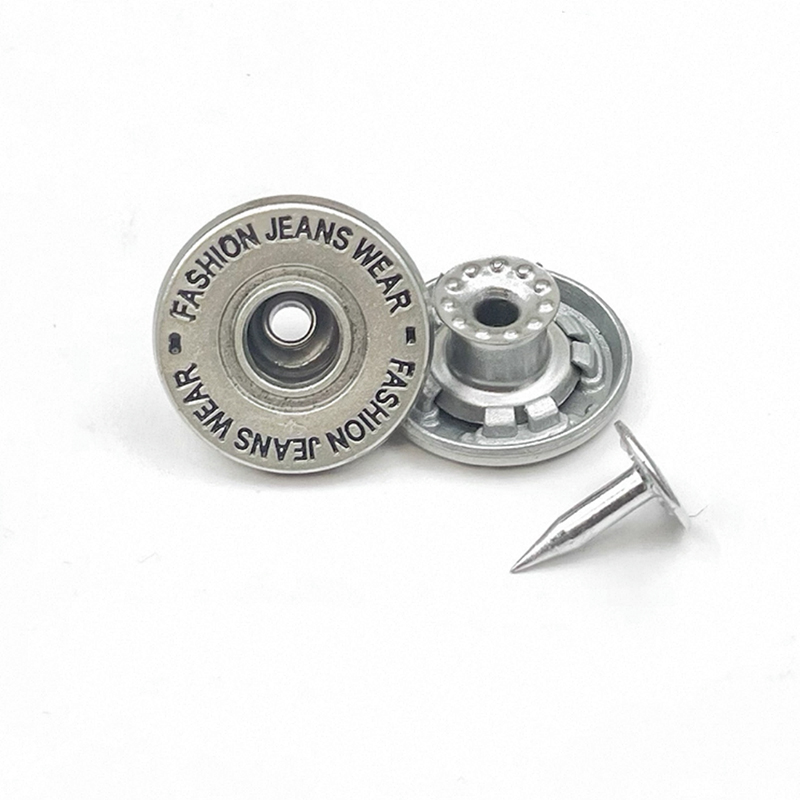 牛仔裤扣子摇头工字扣