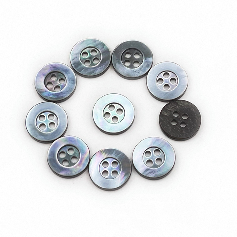 天然贝壳纽扣珠光碟贝扣