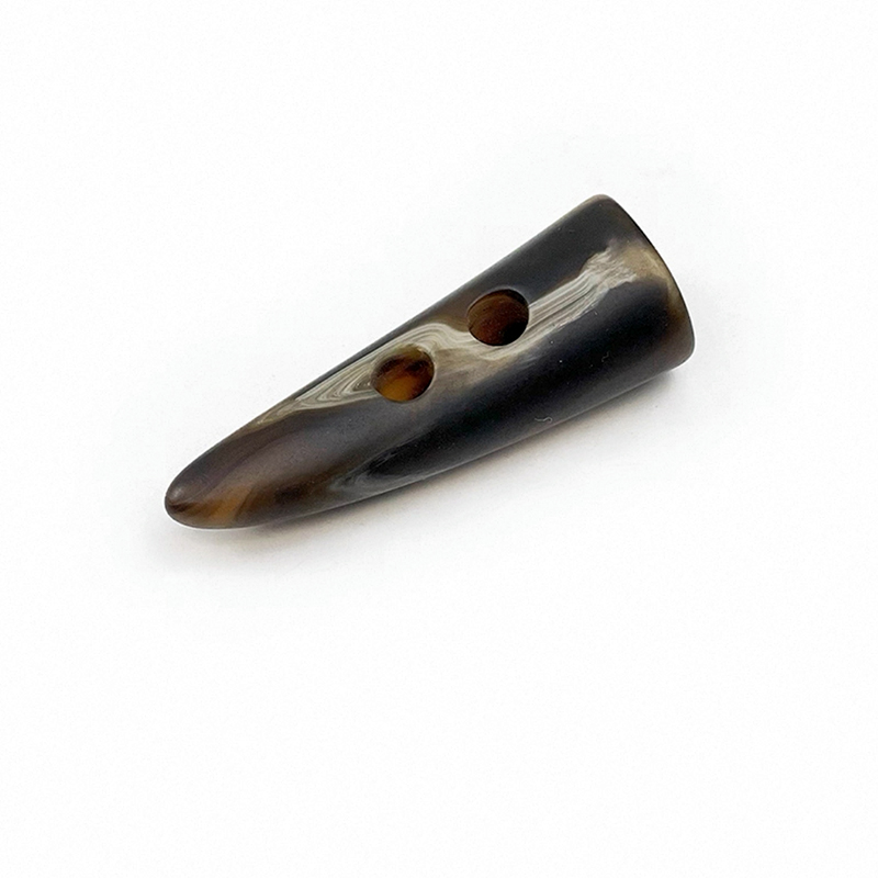 哑光树脂云纹牛角扣