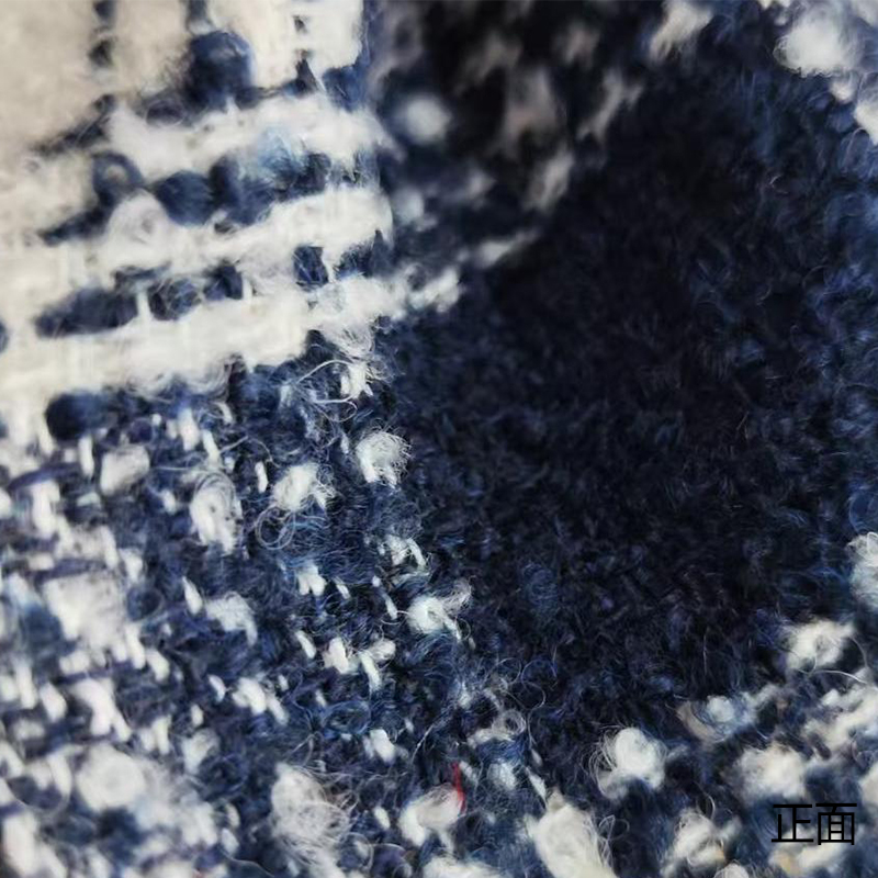 400g格纹羊毛时装料