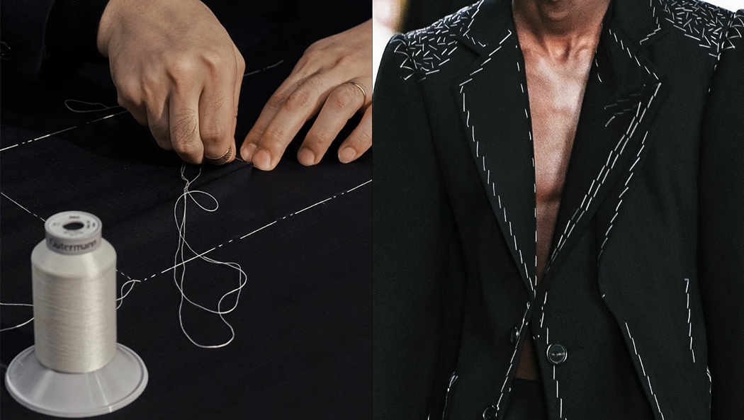 手工明线缝工艺