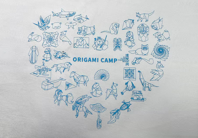 丝网细线印花工艺图案