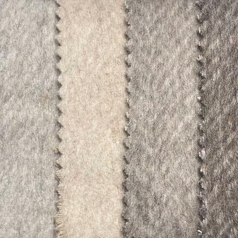 710g50羊毛长毛人字纹毛呢面料