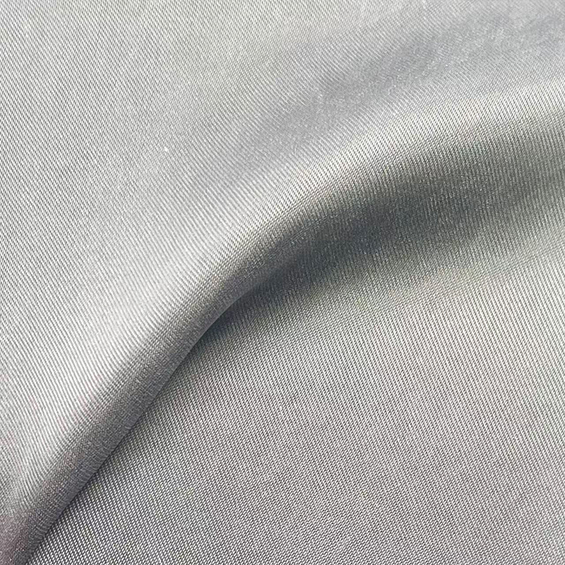 173g赛丽晶纤维素纤维人丝混纺缎面礼服面料